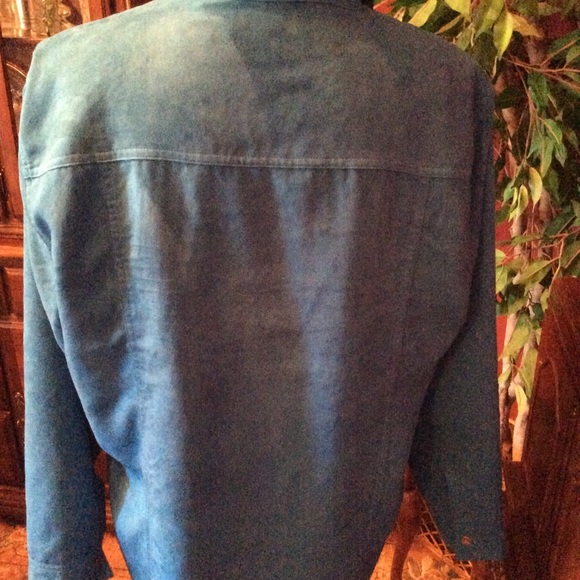 Chico’s faux Swede jacket/shirt. - Picture 4 of 5